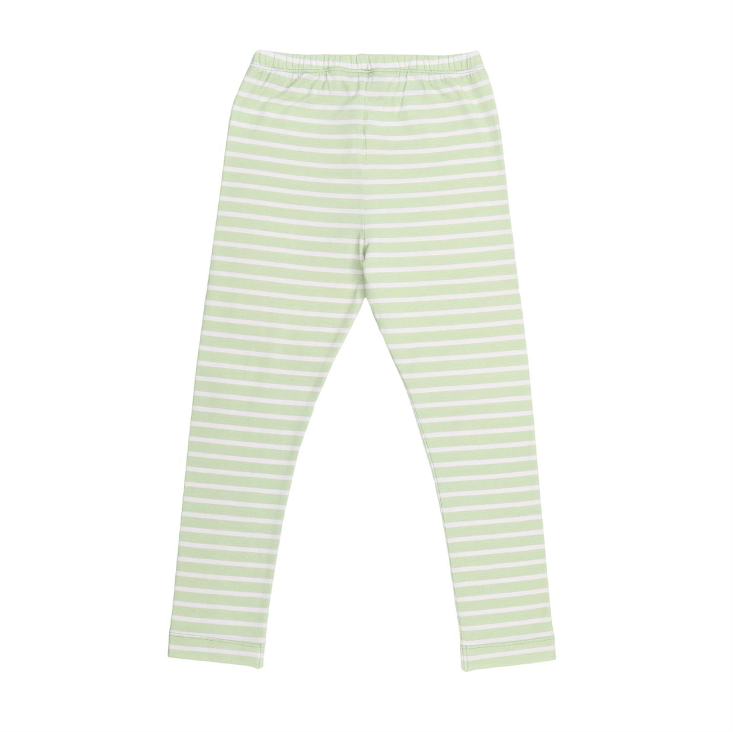 Green stripes 14-Leggings