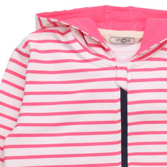 Pink stripes 12-Sweat Jacket