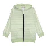 Green stripes 14-Sweat Jacket