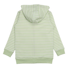 Green stripes 14-Sweat Jacket
