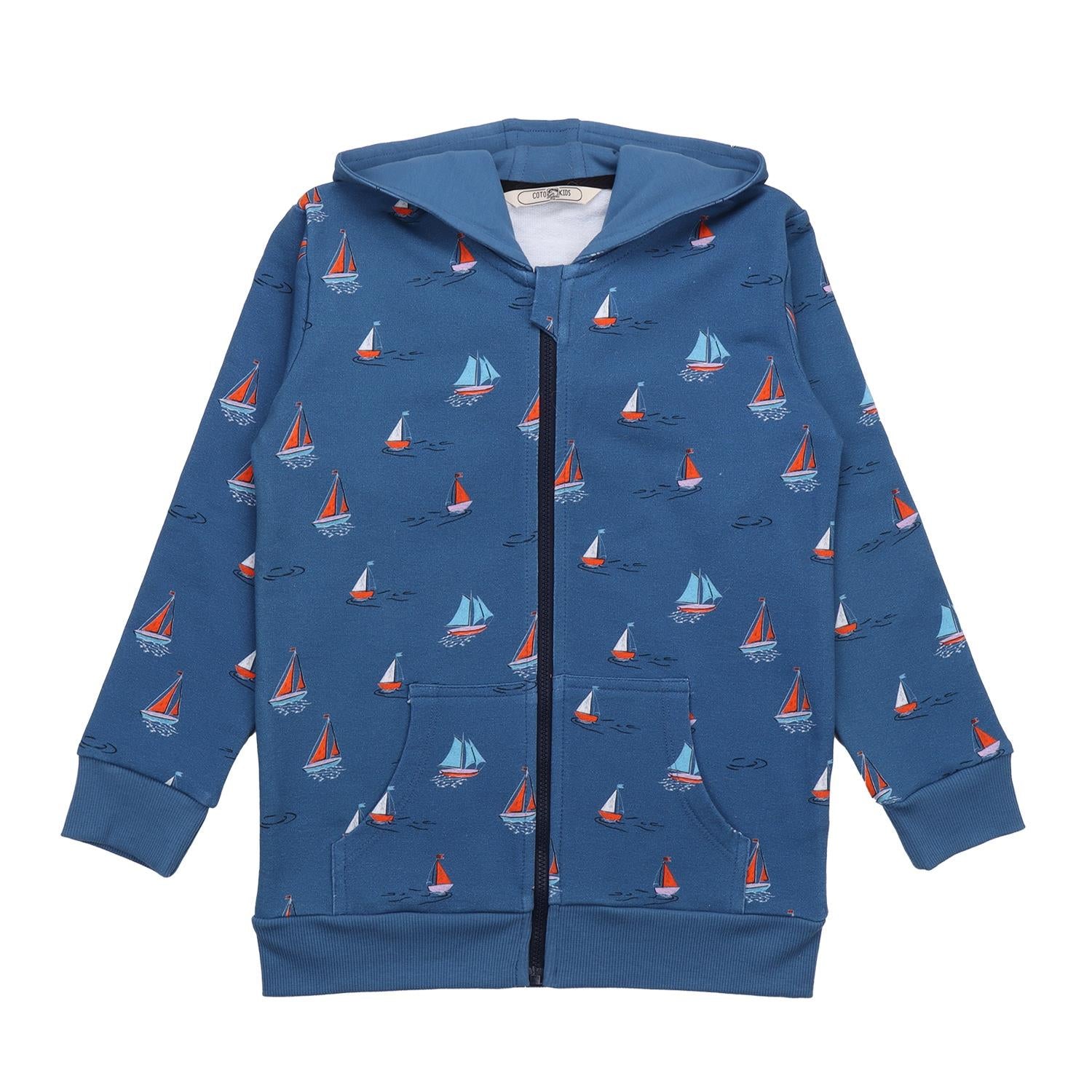 Sail Boat-Sweat Jacket