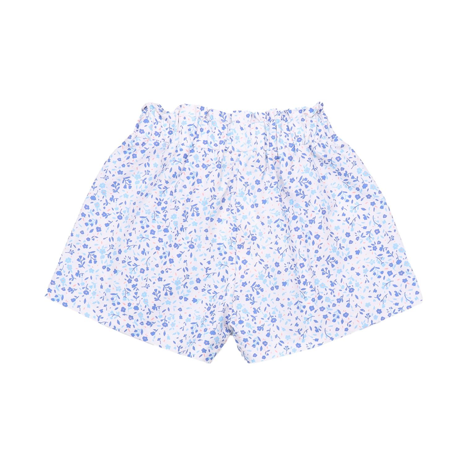 Blue Flowers-Shorts
