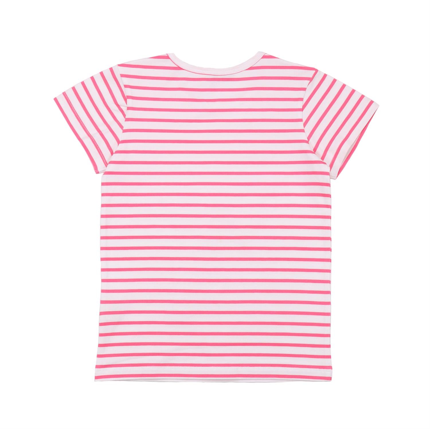 Pink stripes 12-T-Shirt