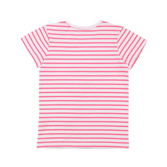 Pink stripes 12-T-Shirt