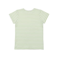 Green stripes 14-T-Shirt