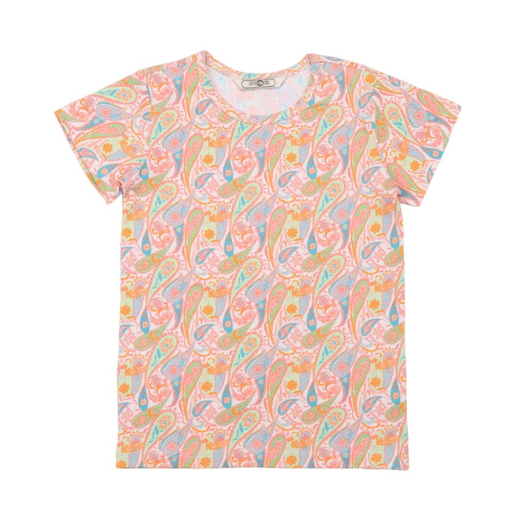 Colourful Paisley 23-T-Shirt