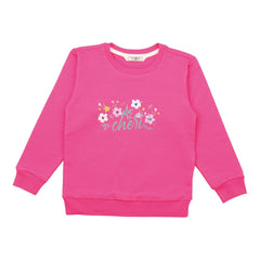 Pink Flowers-Sweatshirt