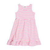 Pink stripes 12-Sleeveless Dress