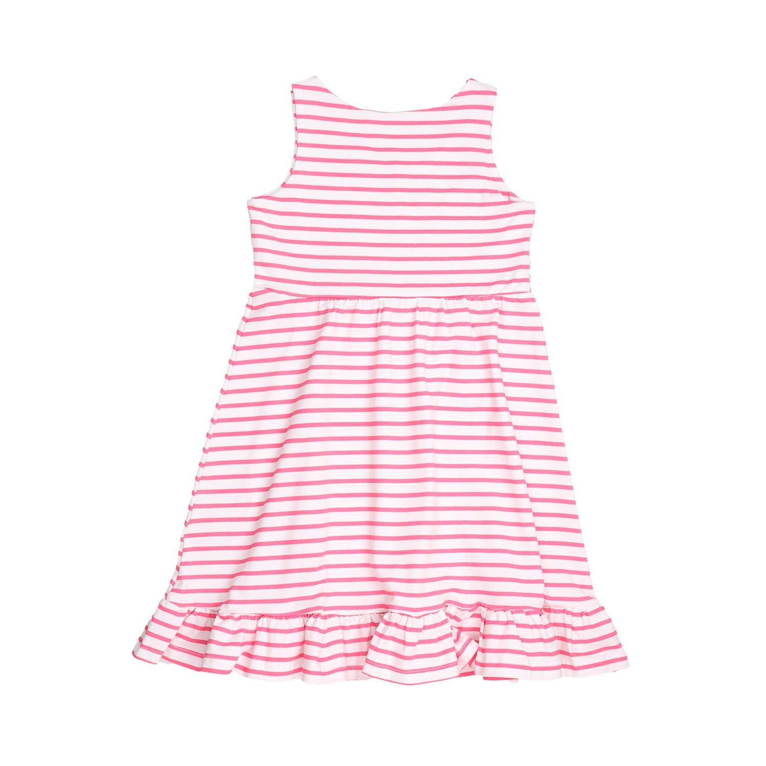 Pink stripes 12-Sleeveless Dress