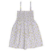 Yellow Flowers-Strap Blouse