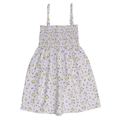 Yellow Flowers-Strap Blouse