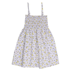 Yellow Flowers-Strap Blouse