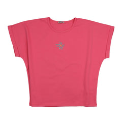 Pink Flowers-T-Shirt