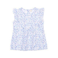 Blue Flowers-Blouse
