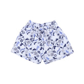 Blue Birds and Flowers-Shorts