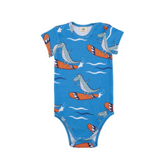 Kurzarm Body aus Baumwolle (Bio)