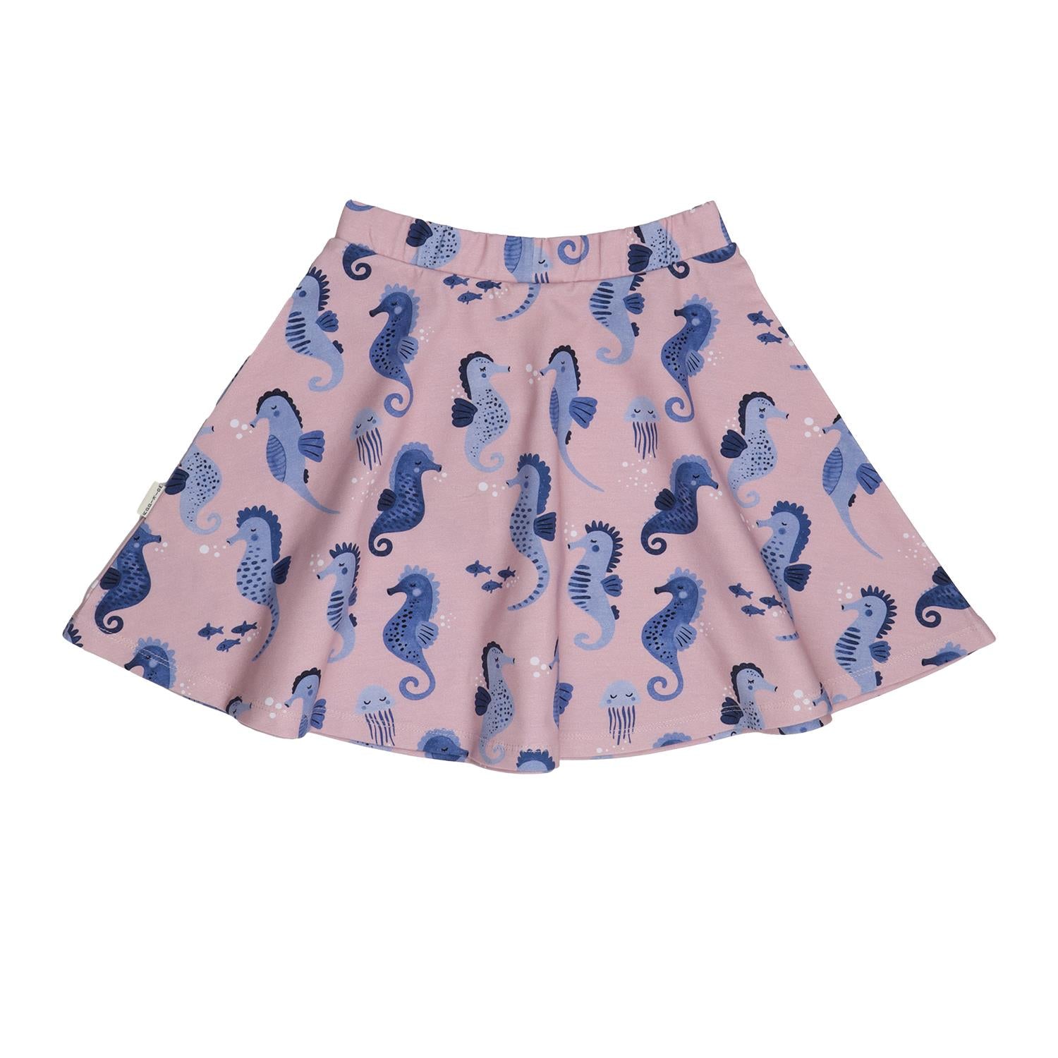 Blue Seahorses-Skirt
