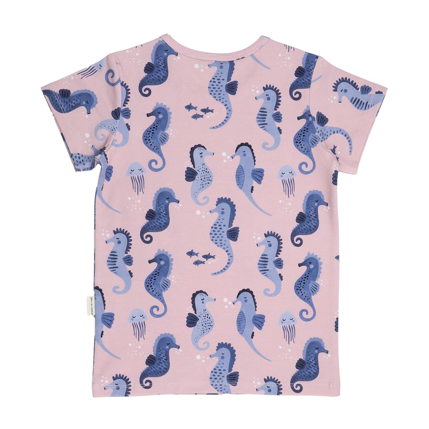 Blue Seahorses-T-Shirt