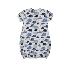 Kurzarm Kleid aus Baumwolle (Bio)