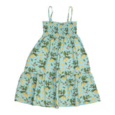 Citrus Bloom-Strap Dress