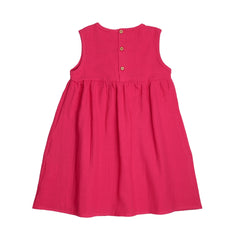 Carmine-Sleeveless Dress