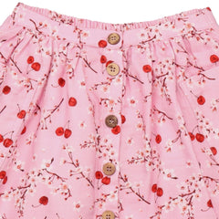 Cherries and Blossoms-Skirt