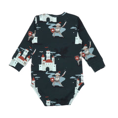 جسم بأكمام طويلة مصنوع من القطن (عضوي)