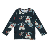 Shirt met lange mouwen van katoen (biologisch)