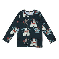 Langarm Shirt aus Baumwolle (Bio)