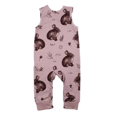 Sleeveless romper made of cotton (organic)