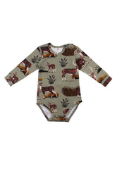 Langarm Body aus Baumwolle (Bio)