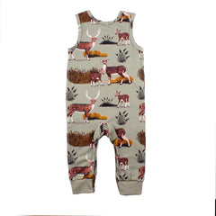 Sleeveless romper made of cotton (organic)