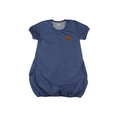 Kurzarm Kleid aus Jeans (baumwolle bio)