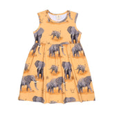 Kurzarm Kleid aus Baumwolle (Bio)