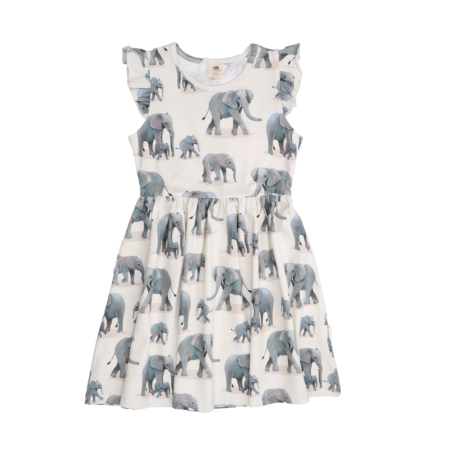 Elephants-Ruffle Dress