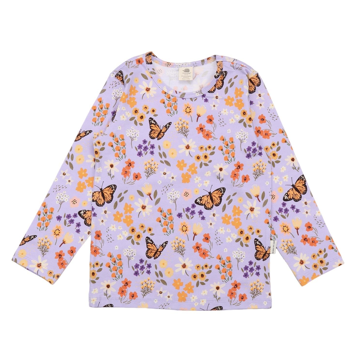 Flowers and Butterflies-Shirt