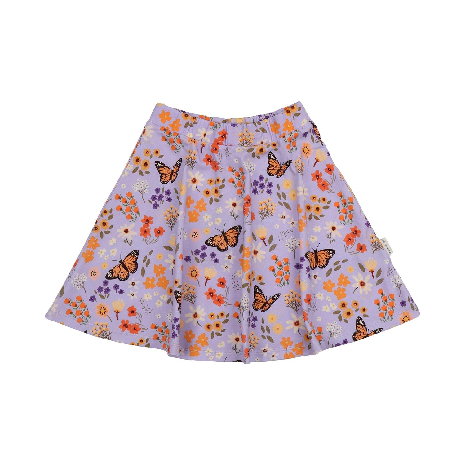 Flowers and Butterflies-Skirt
