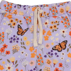 Flowers and Butterflies-Shorts