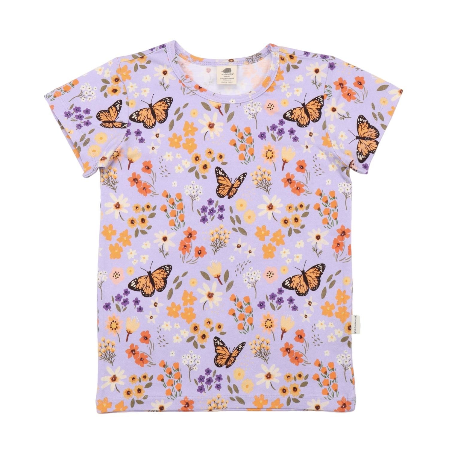 Flowers and Butterflies-T-Shirt