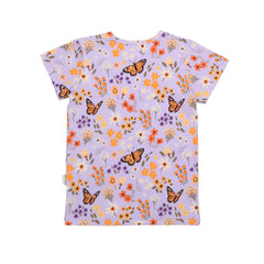 Flowers and Butterflies-T-Shirt