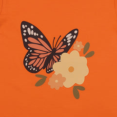 Flowers and Butterflies-T-Shirt