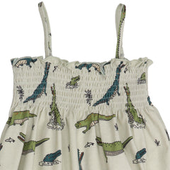 Funny Crocodiles-Strap Dress
