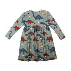 Langarm Kleid aus Baumwolle (Bio)