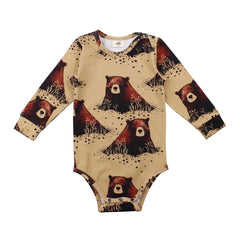 Langarm Body aus Baumwolle (Bio)