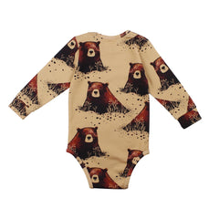 Langarm Body aus Baumwolle (Bio)