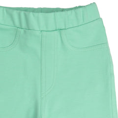 Light Grass Green-Sweat Leggings