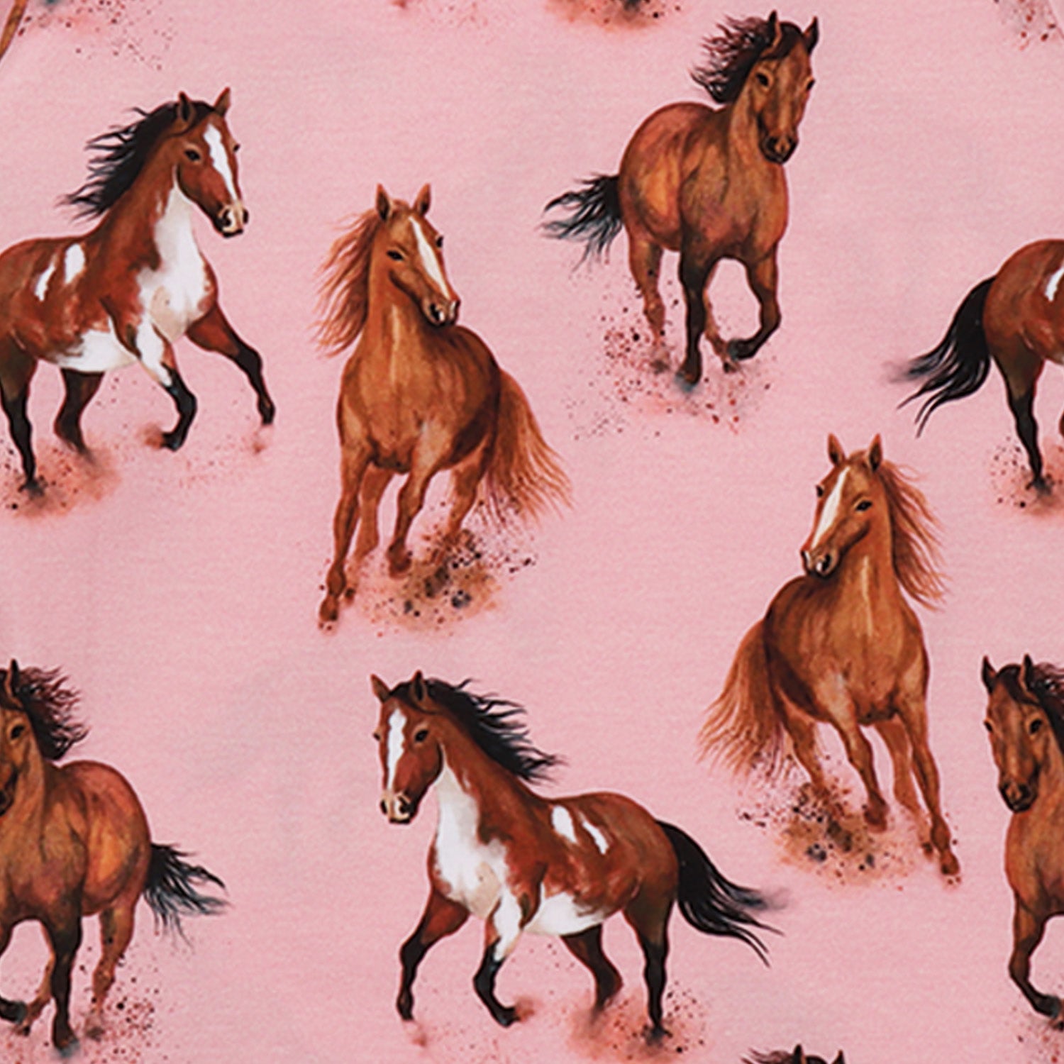 Graceful Horses-Sleeveless Dress