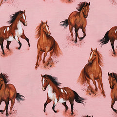 Graceful Horses-Sleeveless Dress