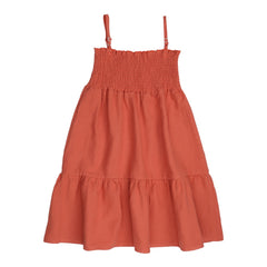 Golden Ochre-Strap Dress