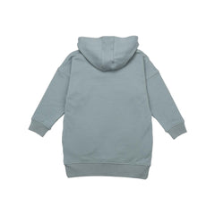 فستان هودي باللون الأخضر